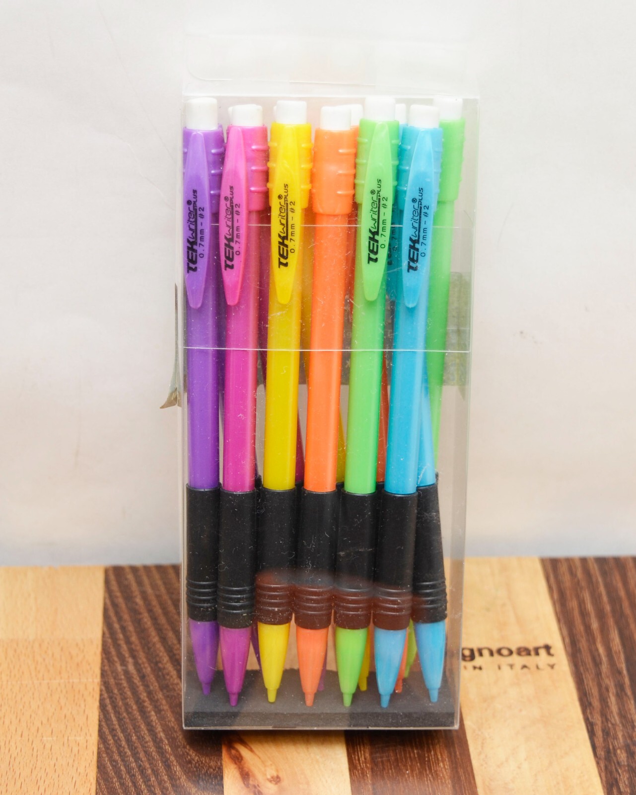 NEW Tek Writer Plus Mechanical Pencils 0.7mm #2 Various Colors With Erasers