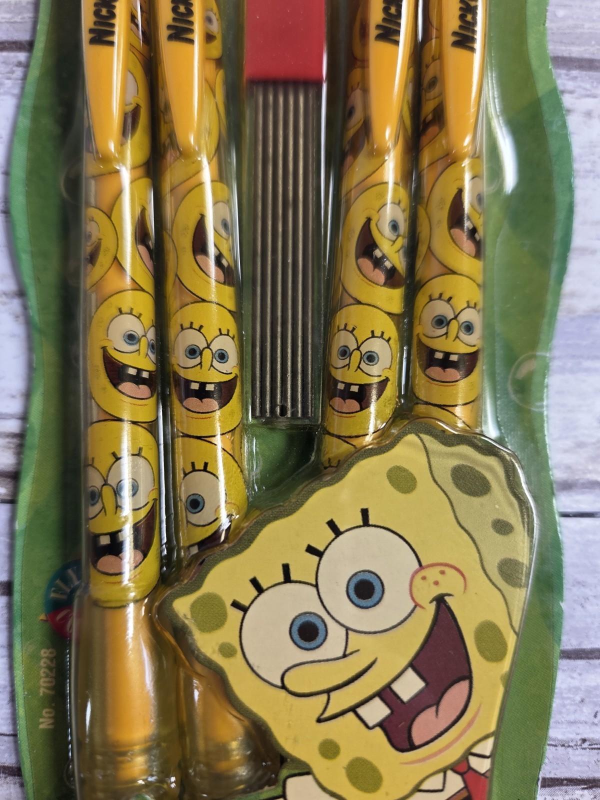 SpongeBob Squarepants 4 Count Mechanical Pencils 1.3mm Vintage 2002 Sealed