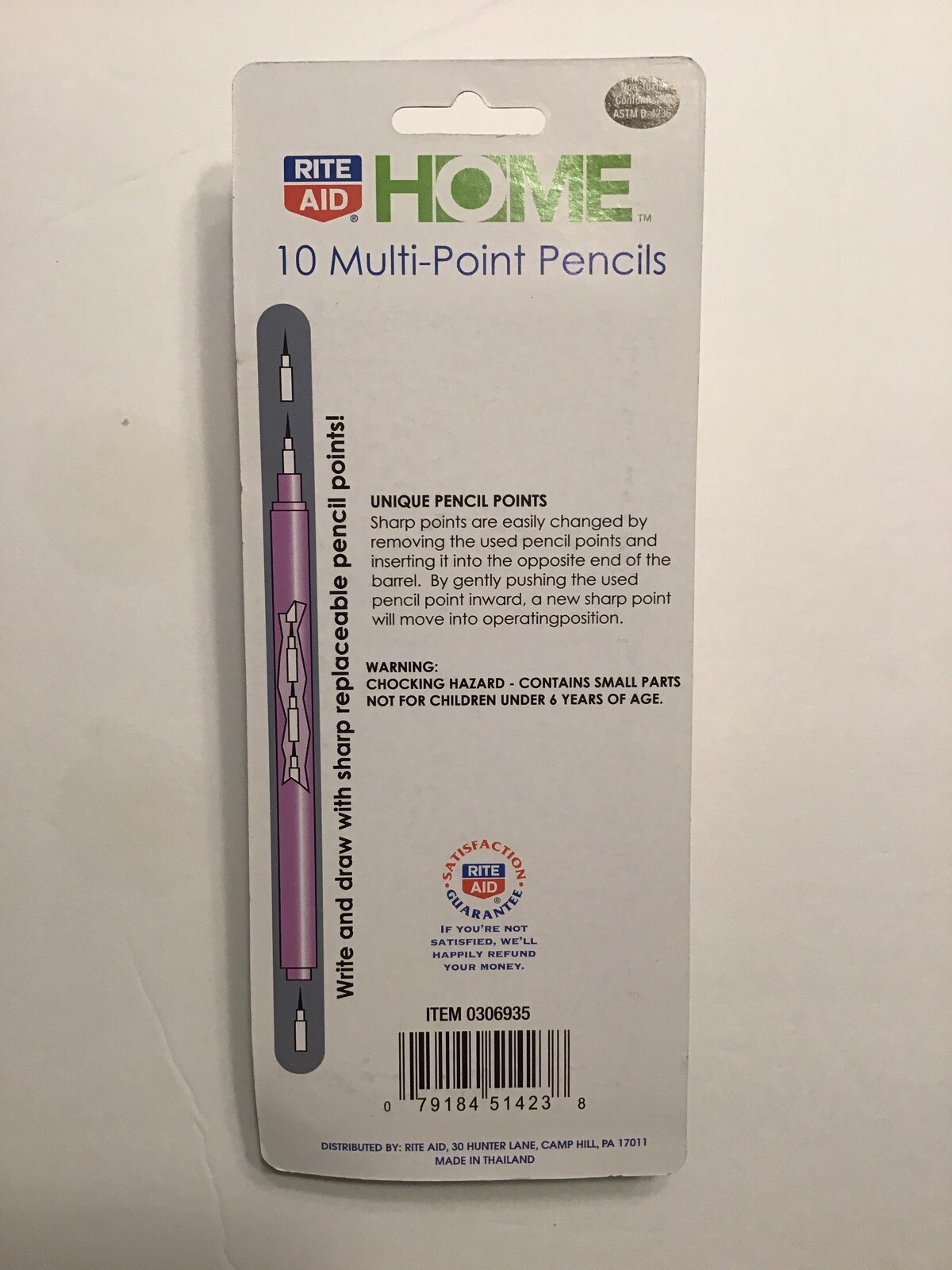 20 PCS (2 SETS OF 10 PC ) NO. 2 LEAD MULTI POINT PENCILS WITH CAP ERASERS