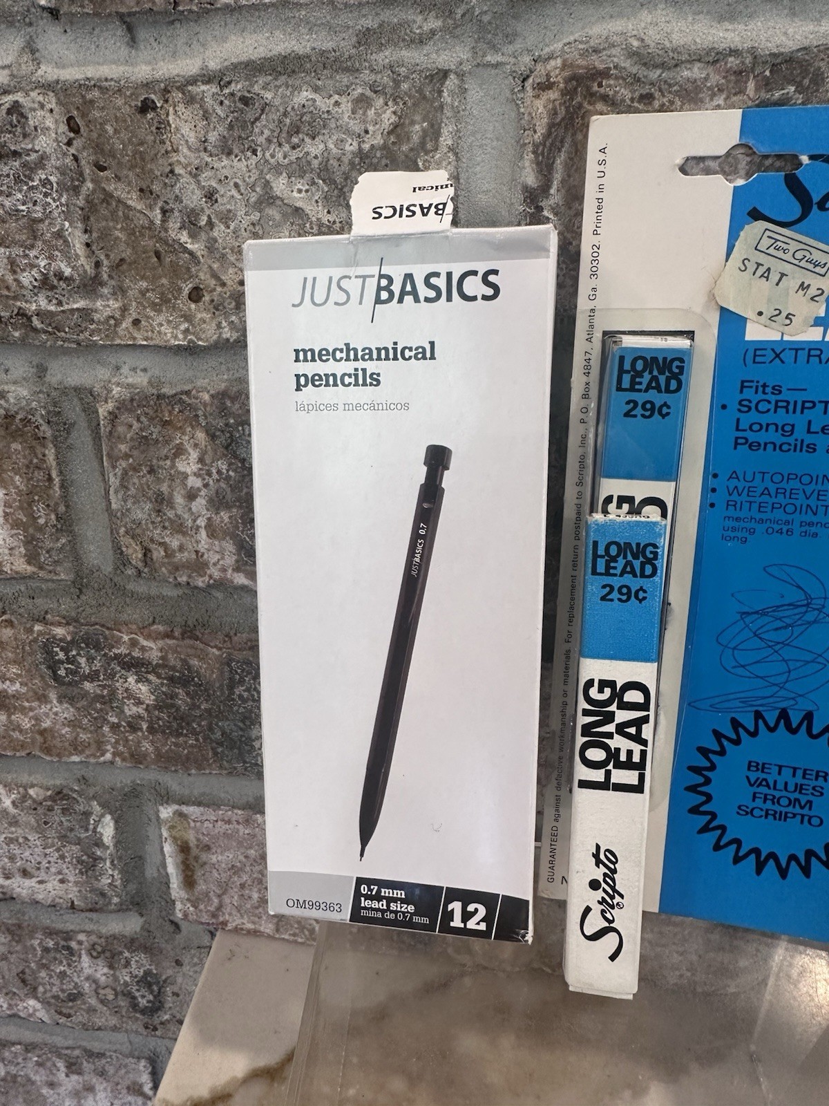 Vintage Mechanical Pencil Lead, Eraser Replacements For Scripto / Pentel