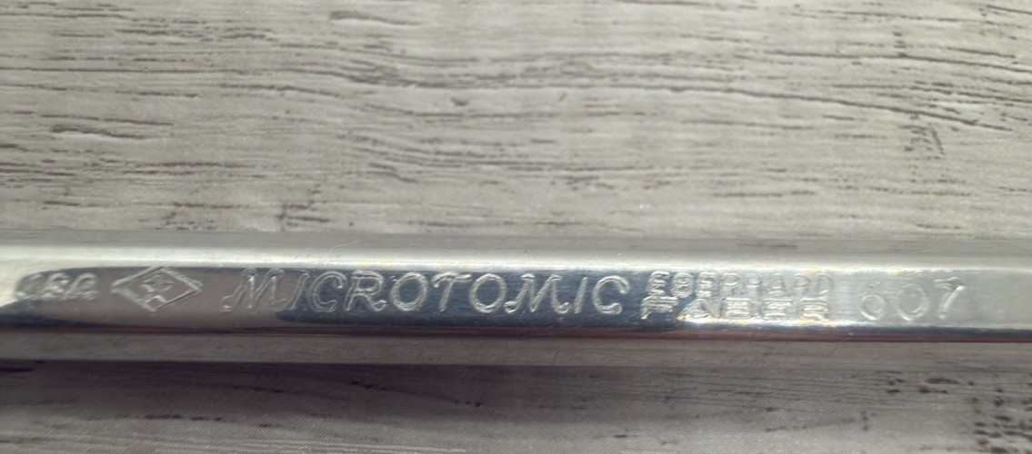 Vintage Drafting Eberhard Faber Microtomic 607 Mechanical Pencil Metal USA.