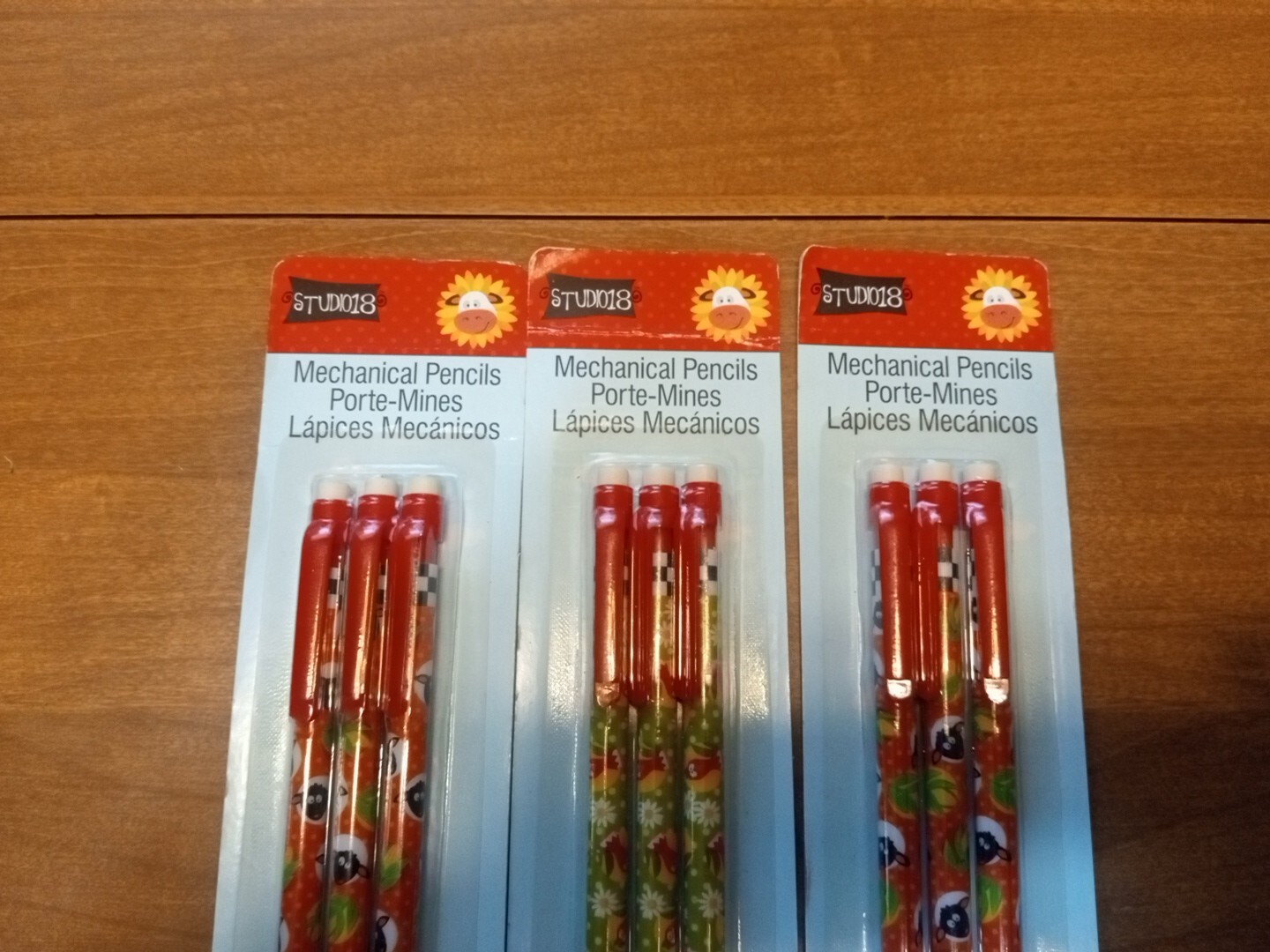 Vintage Mechanical Pencil And Ballpoint Pens Lot Of 5 Unused Packs Perfect Rare