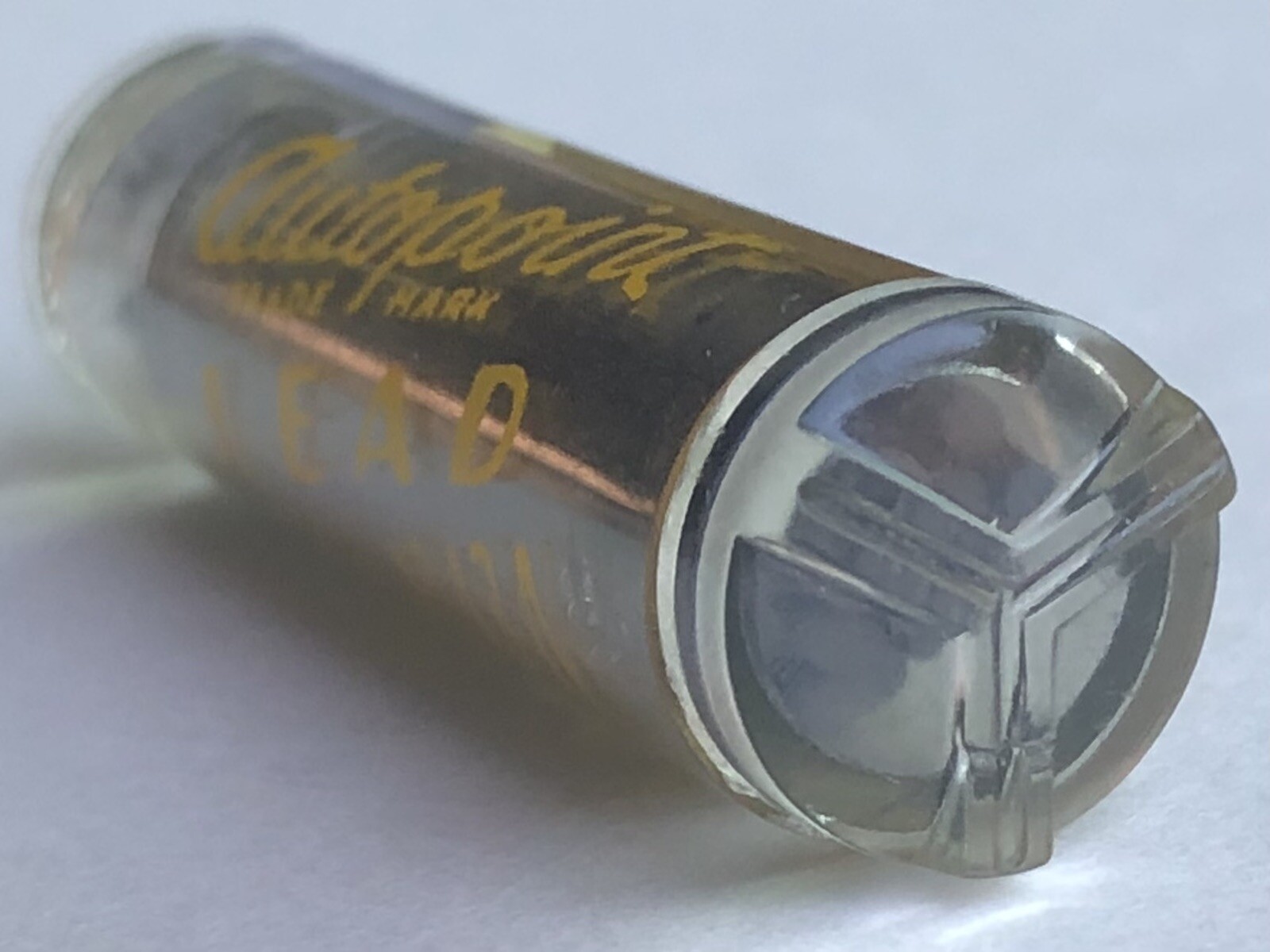 Vintage AUTOPOINT Mechanical Pencil Lead H Hard Black 1.1mm 1-3/8″ NOS 24pk USA