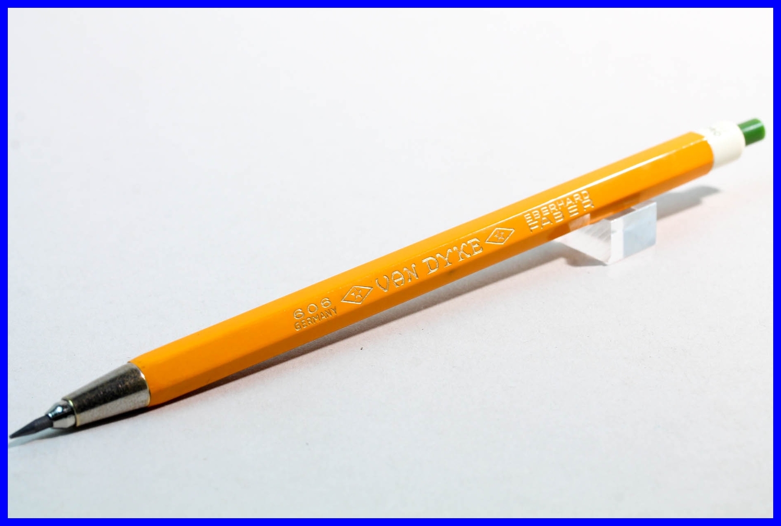 Green pusher EBERHARD FABER 606 ” VAN DYKE ” CHR MO LEADHOLDER pencil 2 mm