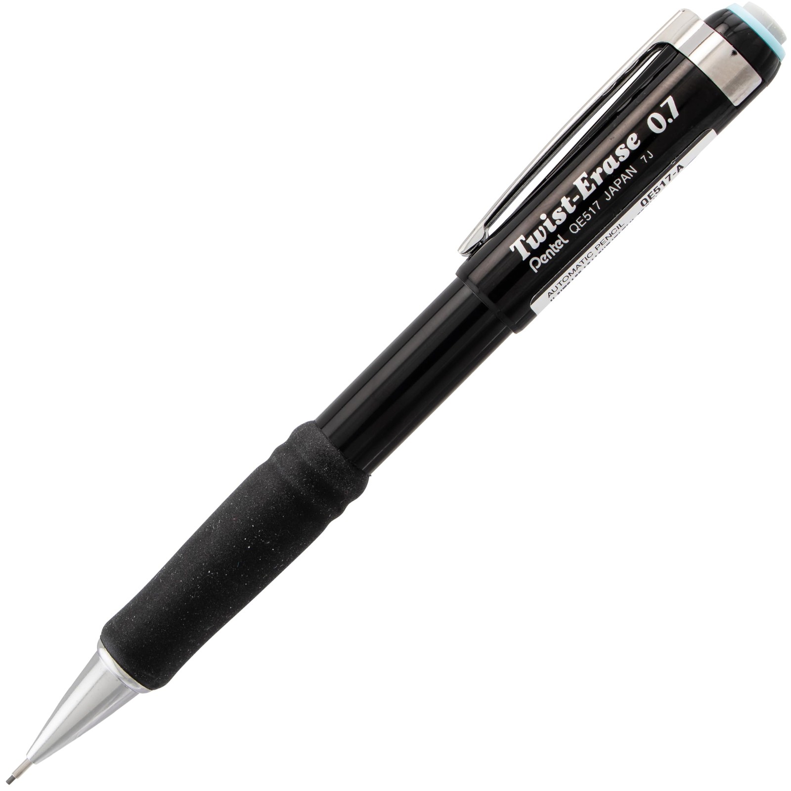 Pentel Twist Erase III Mechanical Pencils 0.5mm 0.7mm 0.9mm Black 4 Count Pack