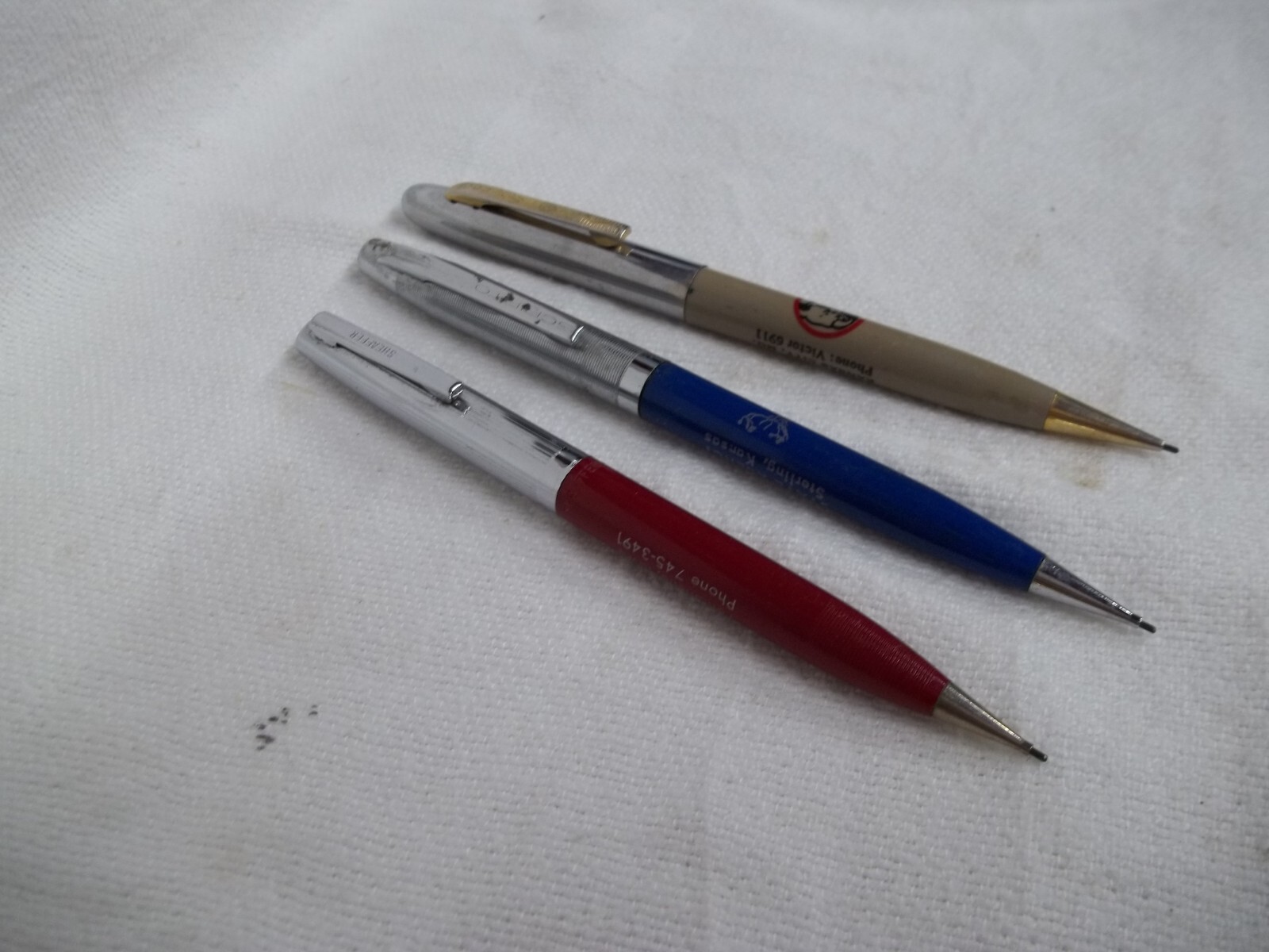 A+4 Lot of (3) SCRIPTO Mechanical Lead Pencils