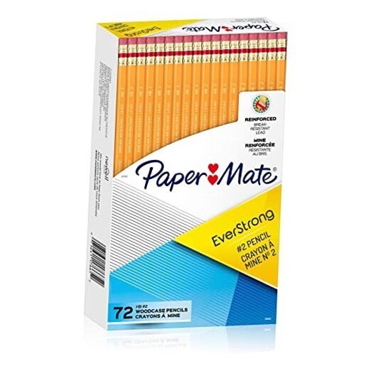 EverStrong #2 Reinforced, Break-Resistant Lead 1 Count (Pack of 72) Pencils
