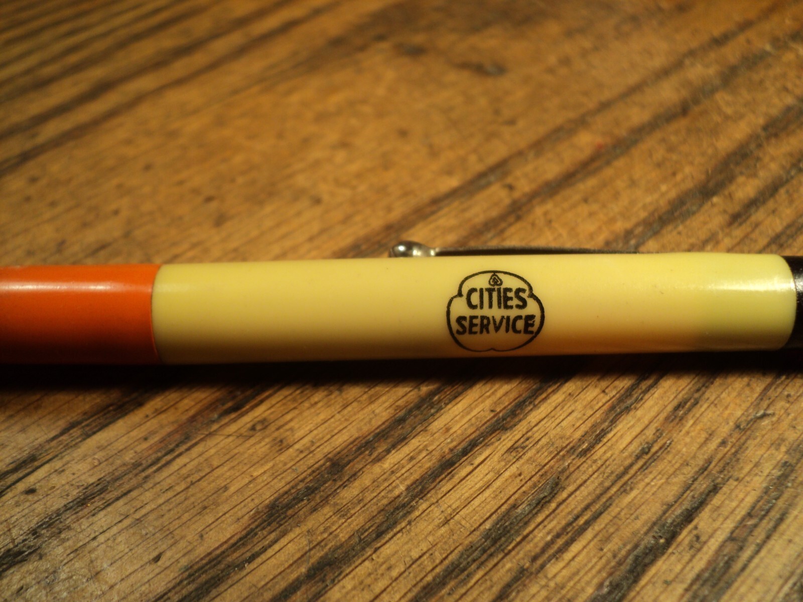 Vintage Ritepoint Mechanical Pencil Cities Service Oklahoma 5-9/16″ Oil Cap