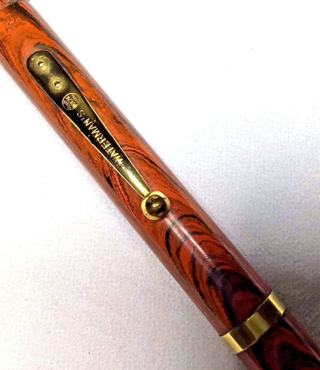 Waterman Pencil Red Ripple 56 Excellent Working Condition.