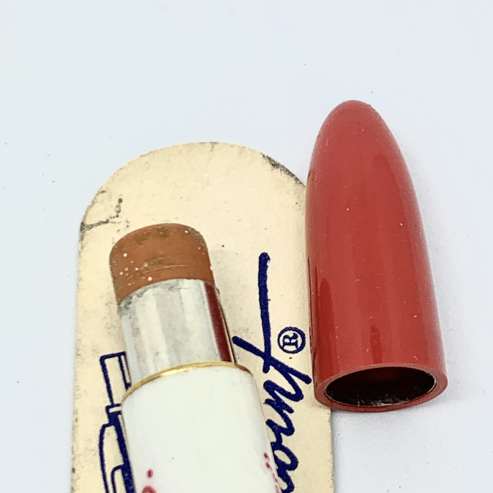 Vintage Redipoint Mechanical Pencil Advertising Automotive Bakelite White & Red