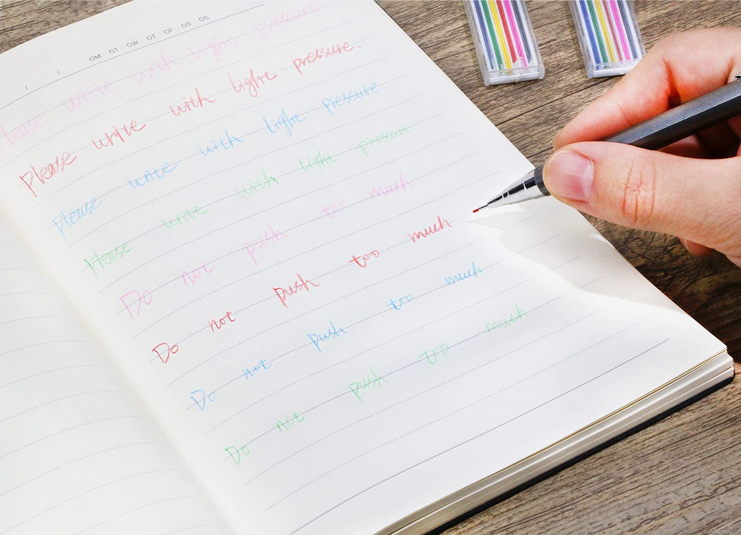 Erasable Colored Leads for Drawing Sketching Writing Taking Notes Adult Color…