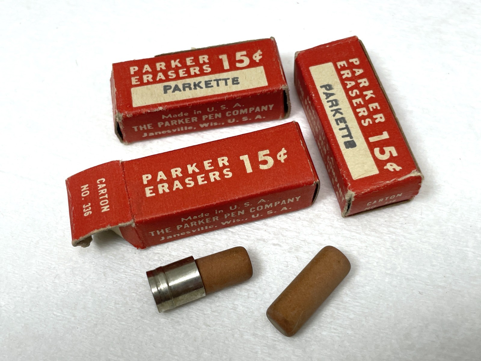 nos PARKER Mechanical Pencil Erasers in box ~ PARKETTE ~ $5 ship+Free