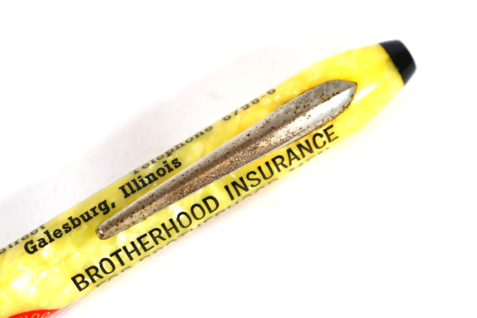 Brotherhood Railroad Trainmen Insurance Galesburg Ill Advertising Lead Pencil