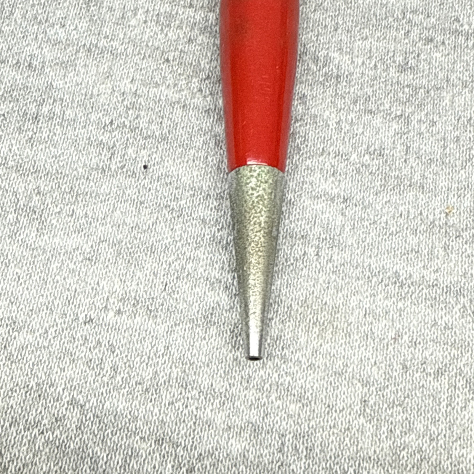 Vintage Ritepoint Mechanical Pencil Peter Pan Alaska Pink Salmon Can Top Sample