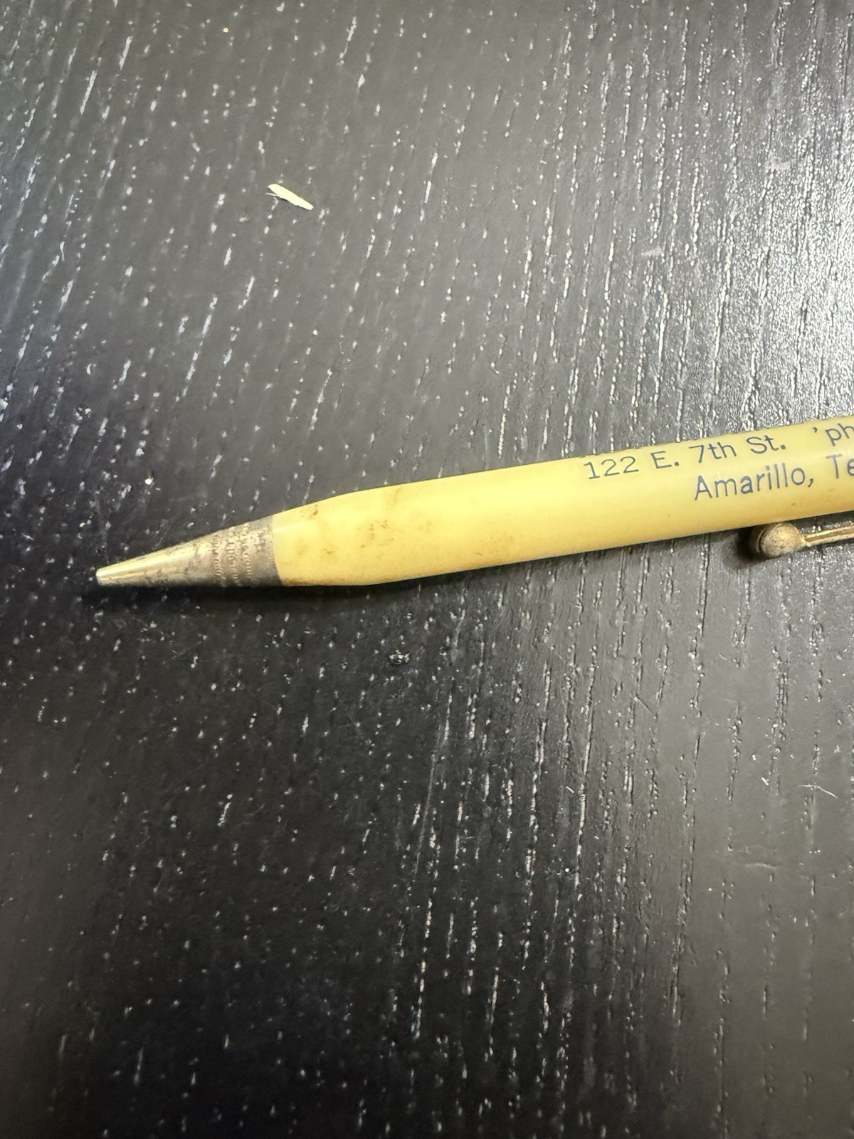 Amarillo Texas TX Old Vintage Adv Mechanical Pencil Automobile Credit Company Co