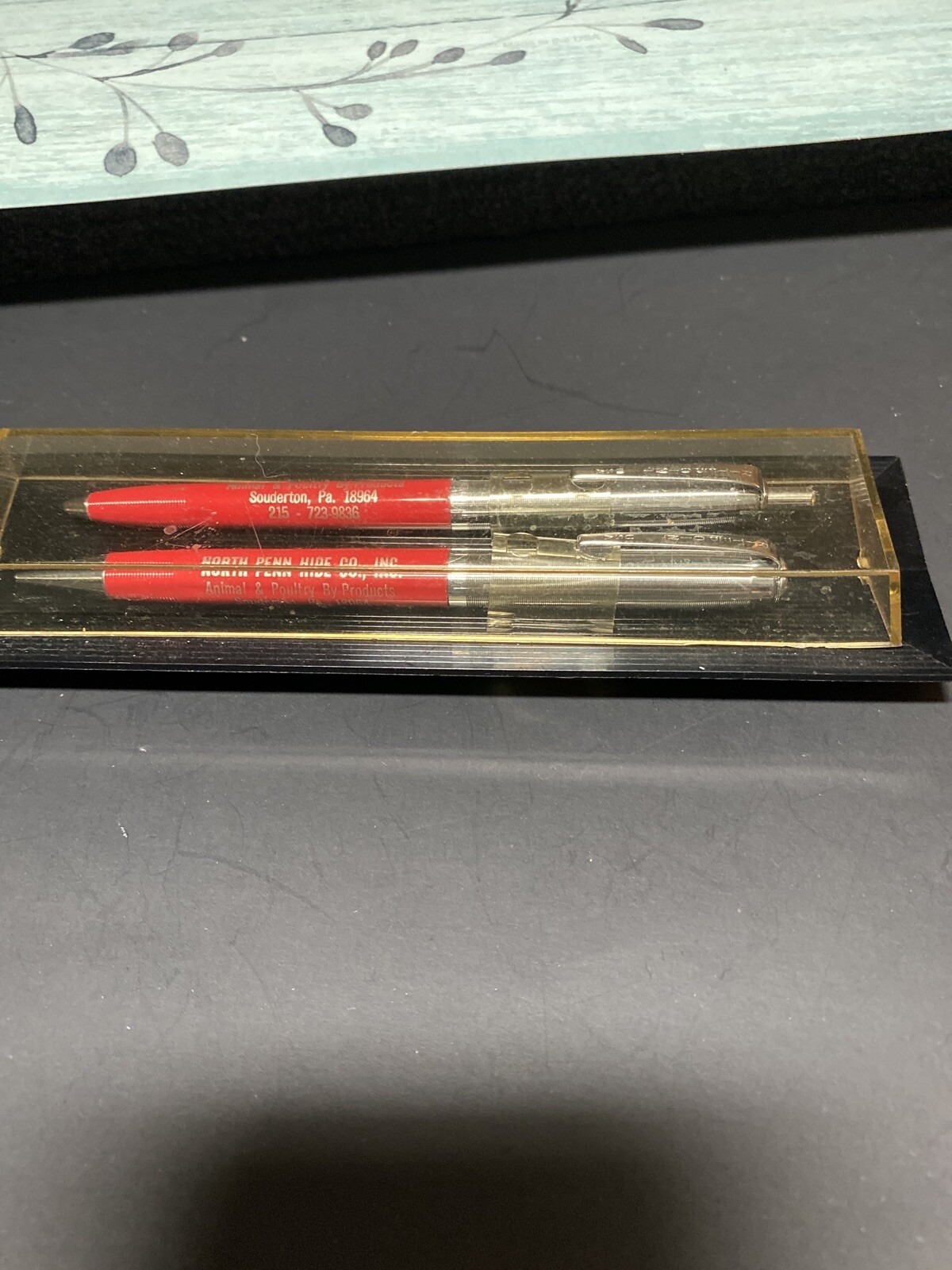 Advertising Pen Pencil Set North Pen Hide Animal Poultry Souderton Pa Ritepoint