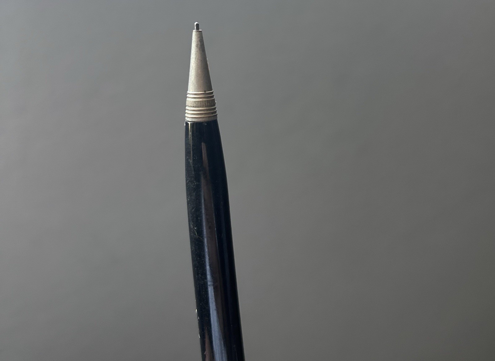 Vintage Ritepoint Mechanical Pencil Black 5″ USA – Working – For Parts / Repair