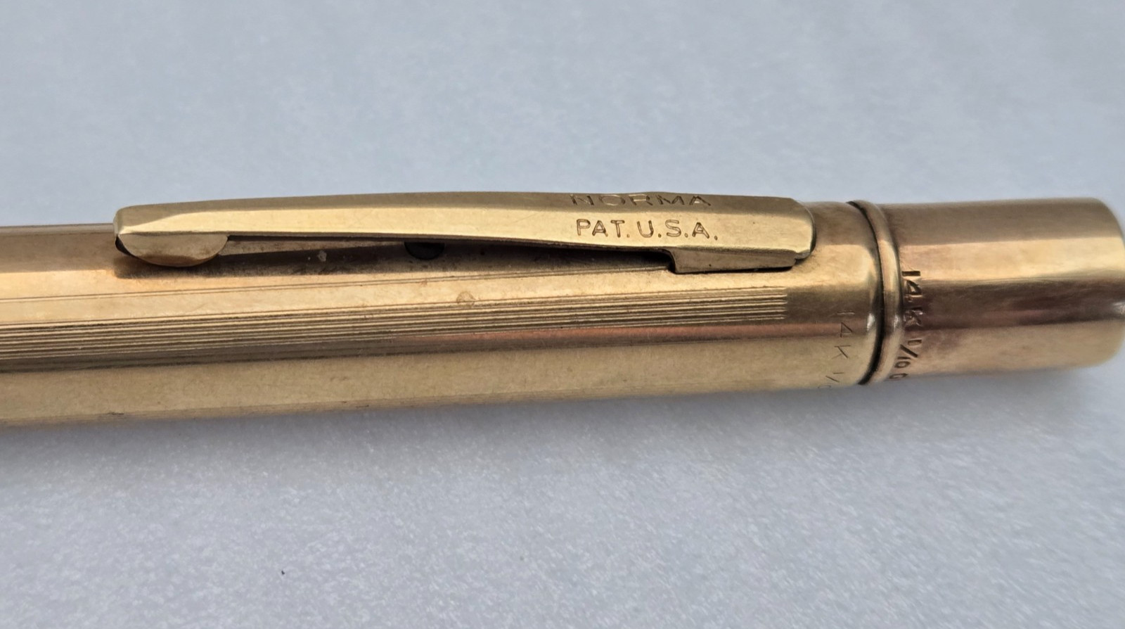 Vintage Norma 3 Color Mechanical Pencil 1/10 14K Gold Filled Work Great