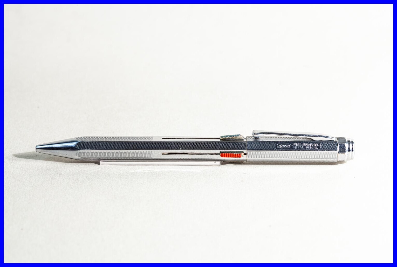 1960s 4 COLOR 1.18mm PENCIL Design FEND SUPER NORMA Metal Chrome MADE IN GERMANY