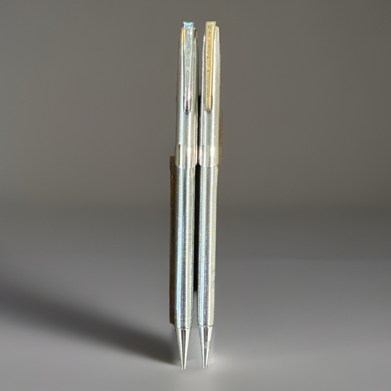 VTG Ritepoint Mechanical Pencils Chrome Silver Tone 5” Long Set Of 2