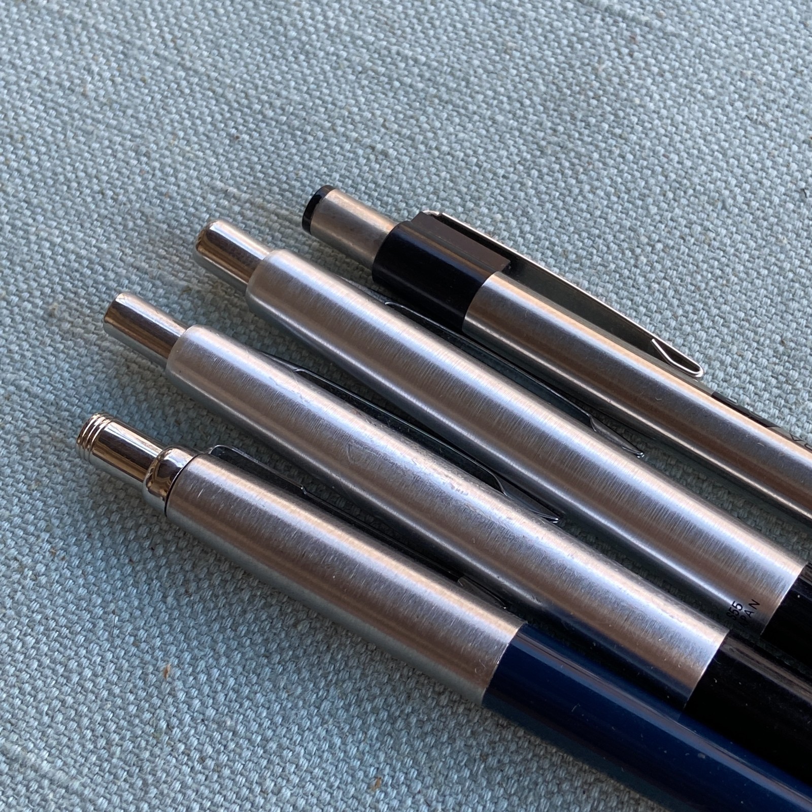 Vintage Drafting Pentel 5 S55 Parker Zebra M-301 Pencil 0.5 m/m 4H HB Lead Lot M