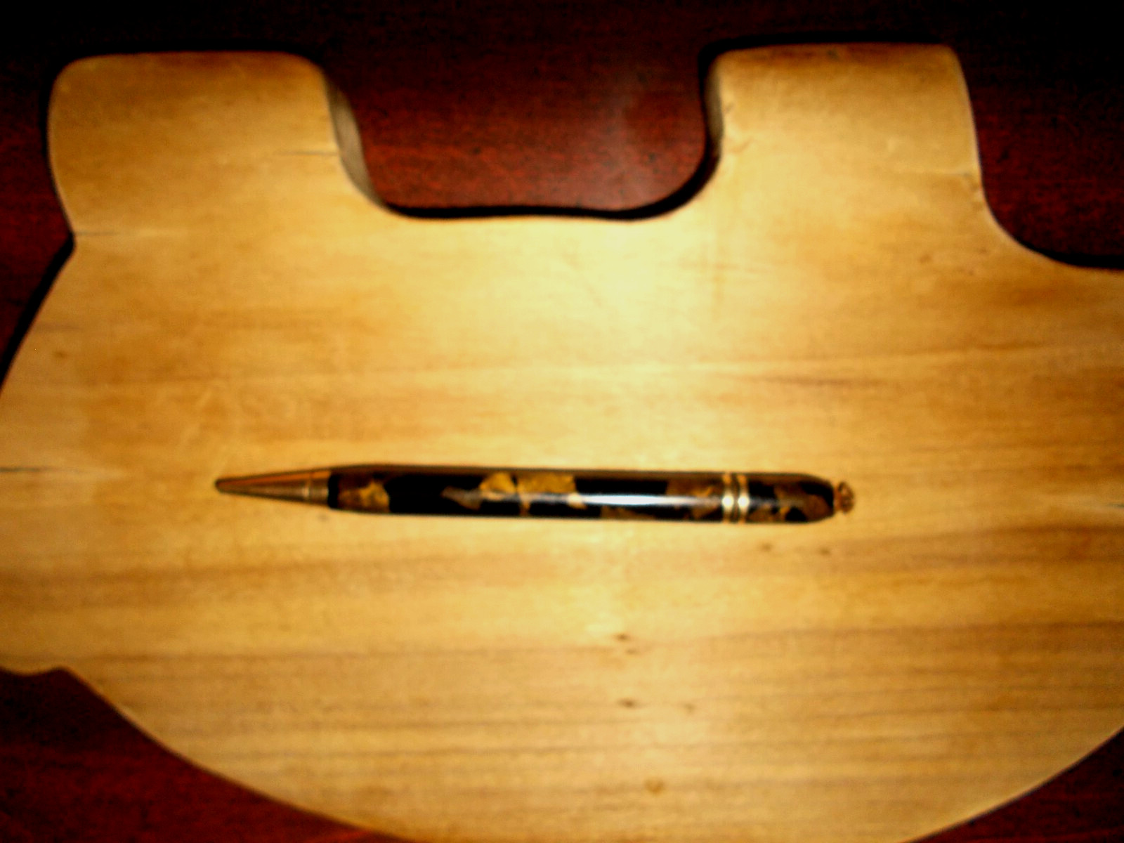 Vintage Conklin Endura Symetrik black/gold mechanical pencil with triangle ring