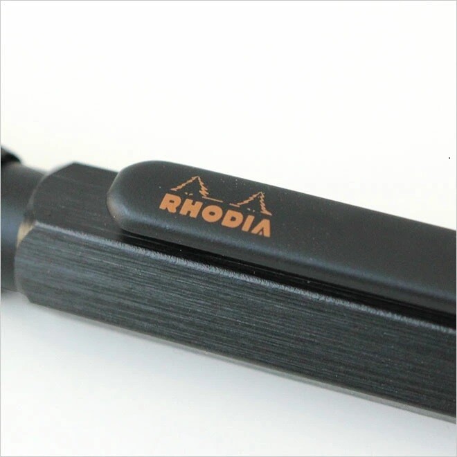 Rhodia Multi Mechanical Pencil 0.5mm Ballpoint Pen B/R Script Hexagonal Orange