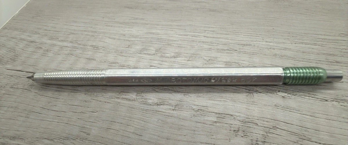 Vintage Drafting Eberhard Faber Microtomic 607 Mechanical Pencil Metal USA.