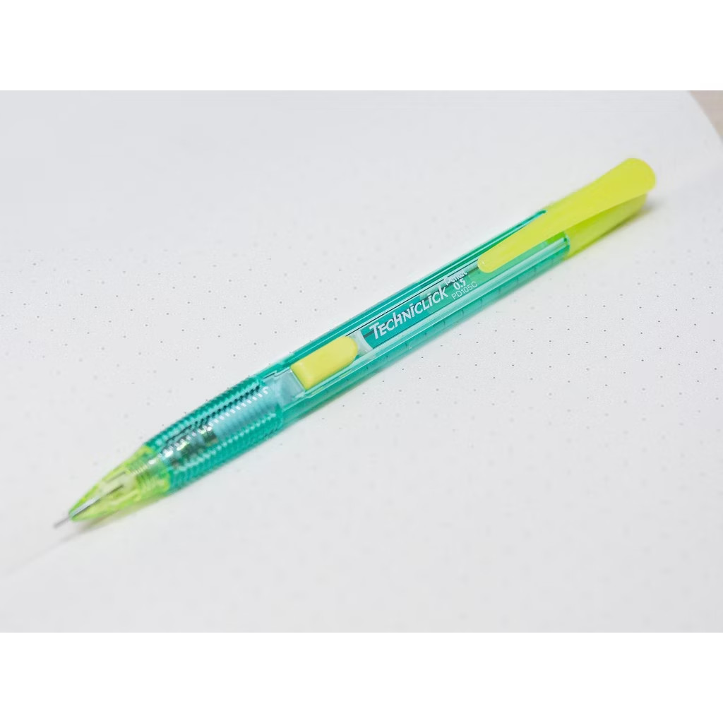 Pentel Techniclick 0.5 mm Mechanical Pencil Side Click Mixed Colors Set of 12
