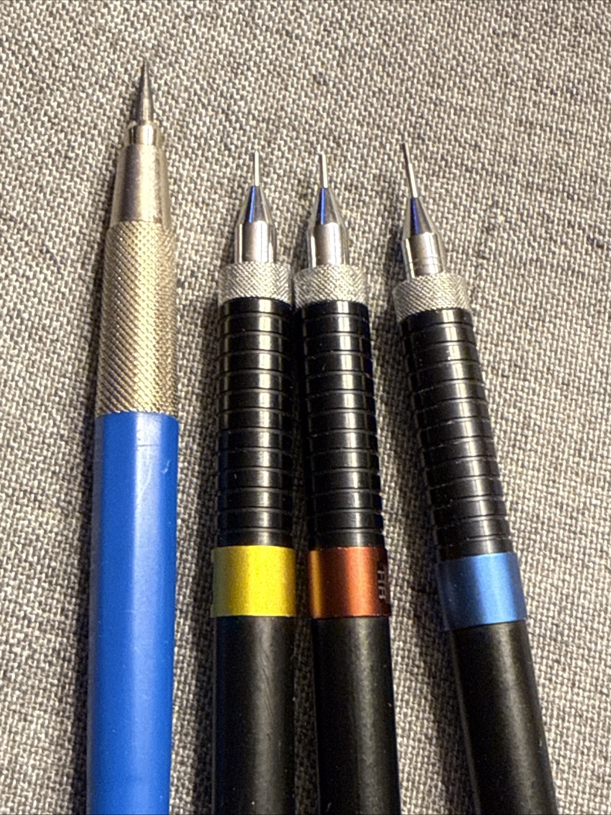 Staedtler Drafting Set Extras 18 Pcs Case Mechanical Pencils 03,05,07 Mars 780