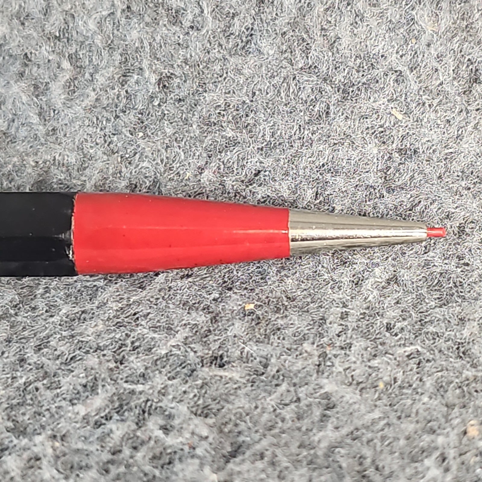 Vintage Autopoint Twinpoint Mechanical Pencil Alco Machinery Epworth Red Black