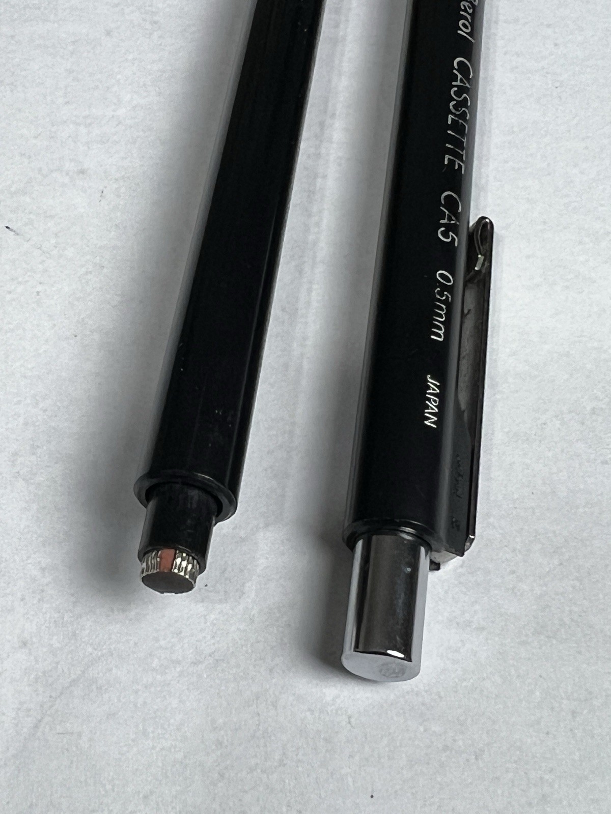 Vintage Berol Cassette CA-7 XL 0.7mm Mechanical Pencil Fine Maroon Barrel Lot 2