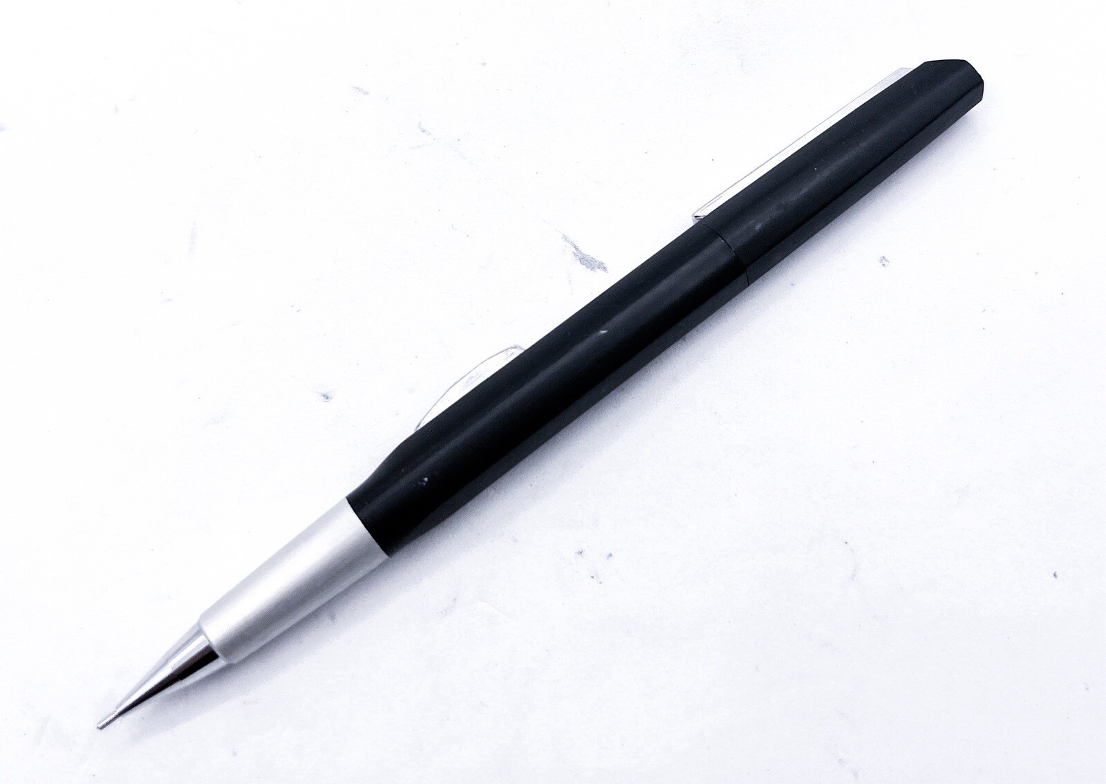 Mitsubishi Mechanical Pencil Pecker Black 0.5mm Side Push Rare Drafting