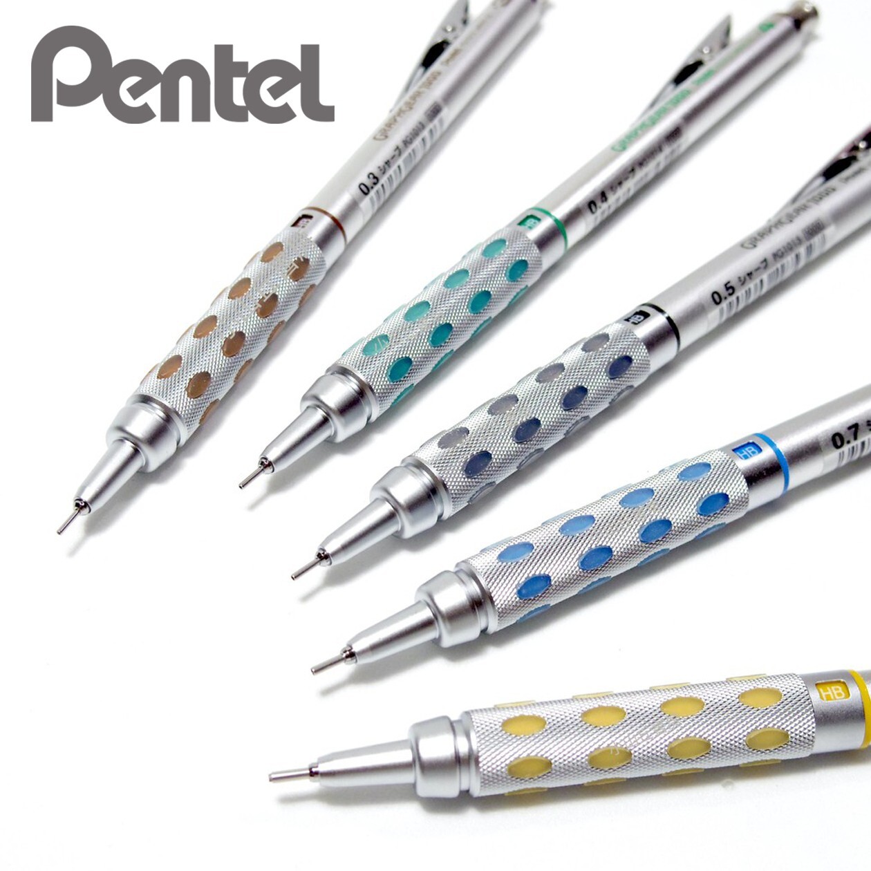 PENTEL GRAPH GEAR 1000 0.3/0.4/0.5/0.7mm Drafting Mechanical Pencil Japan Made