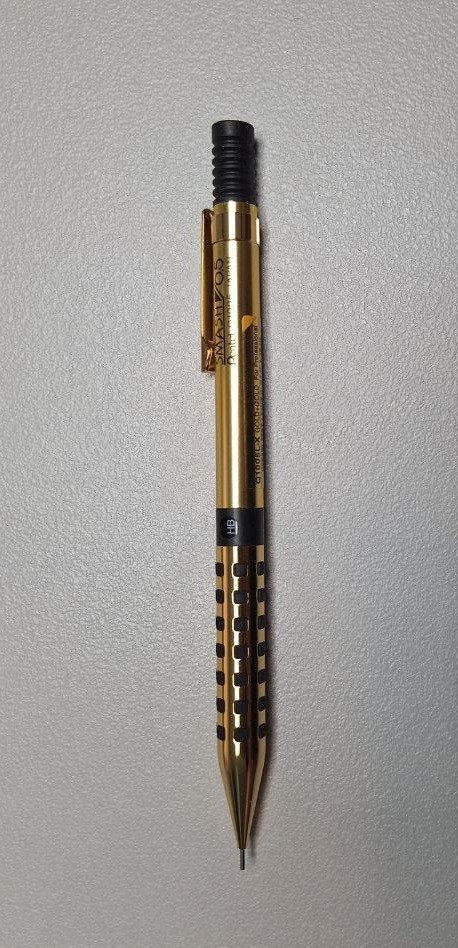 SMASH Pentel Mechanical Pencil Gold+Gold Professsional Limited Edition Q1005L-X