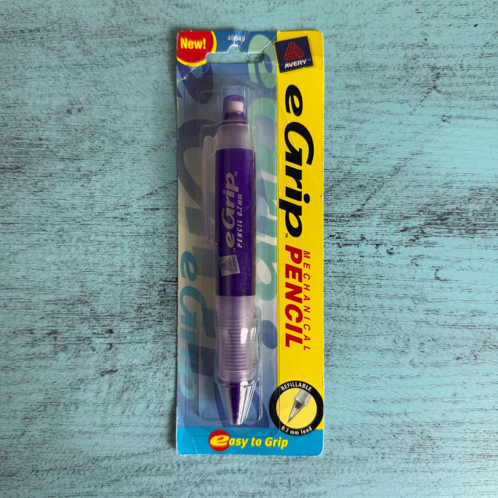Avery eGrip Mechanical Pencil 0.7mm Purple Soft Contoured Grip Retractable Tip R