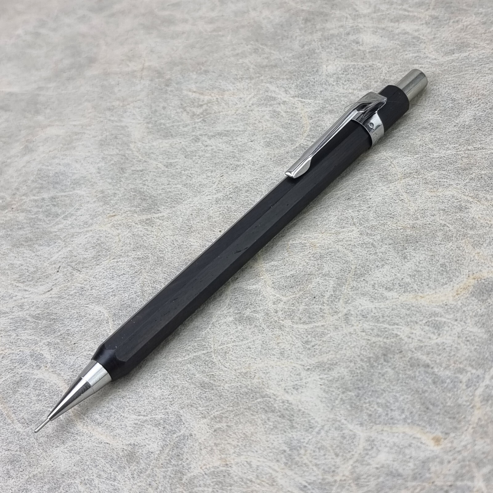 Hand Crafted Pentel P-203(0.3mm) Mechanical Pencil with Octagonal Wood Barrel