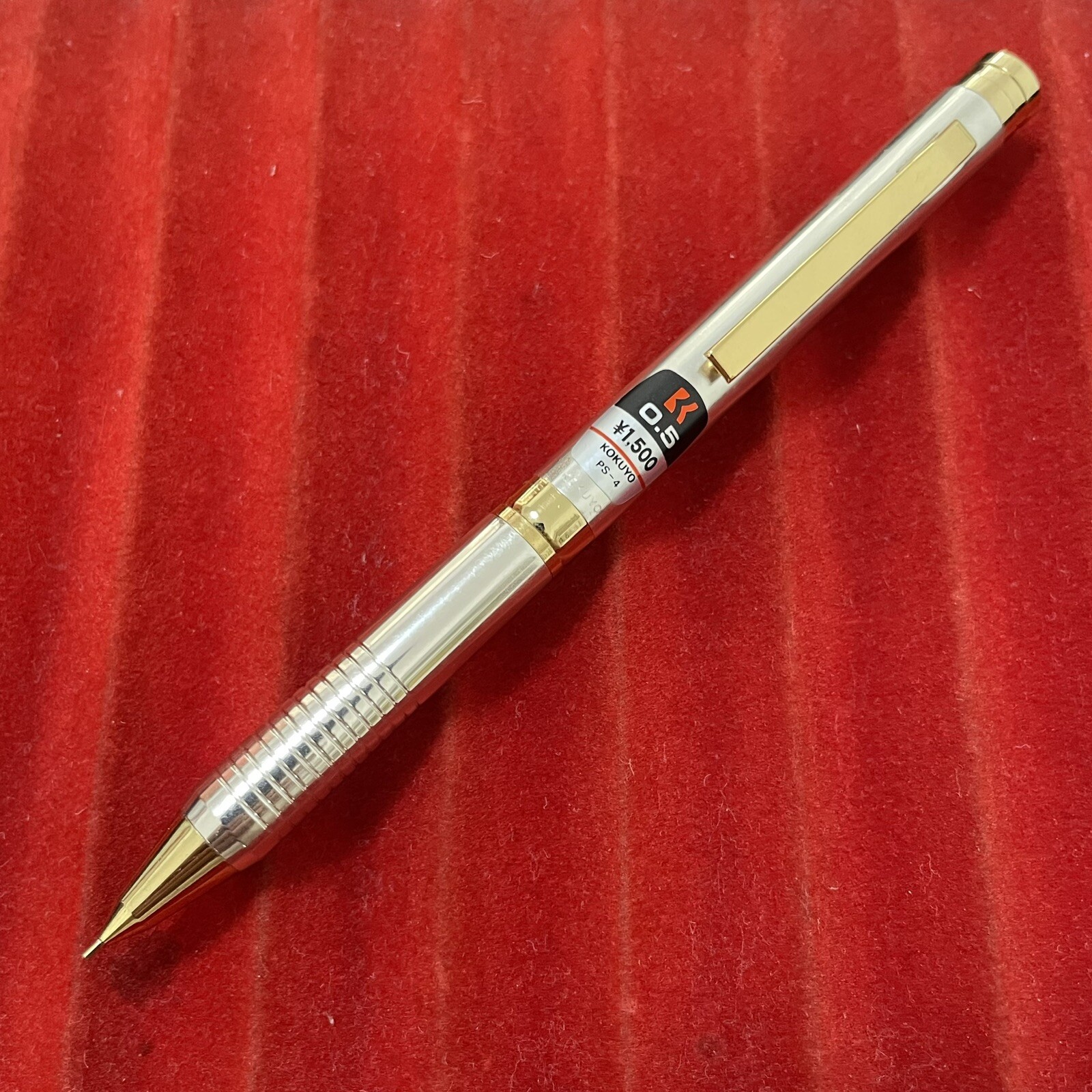 289sg Kokuyo Mechanical Pencil PS-4 Black Body Knock 0.5 mm NOS Made in Japan