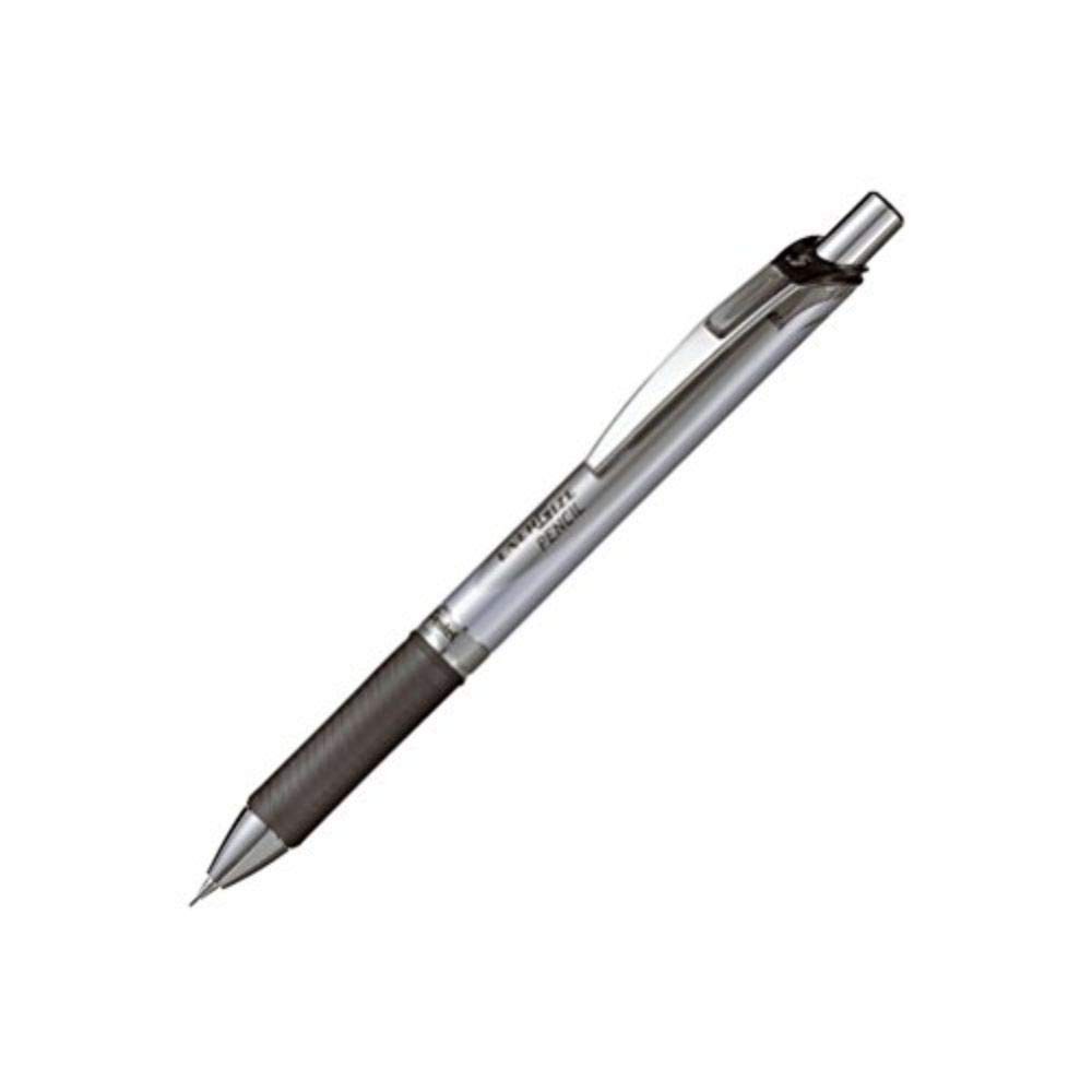 Japanese Mechanical Pencil 05mm Silver and Black Writing Instrument Pack of 1