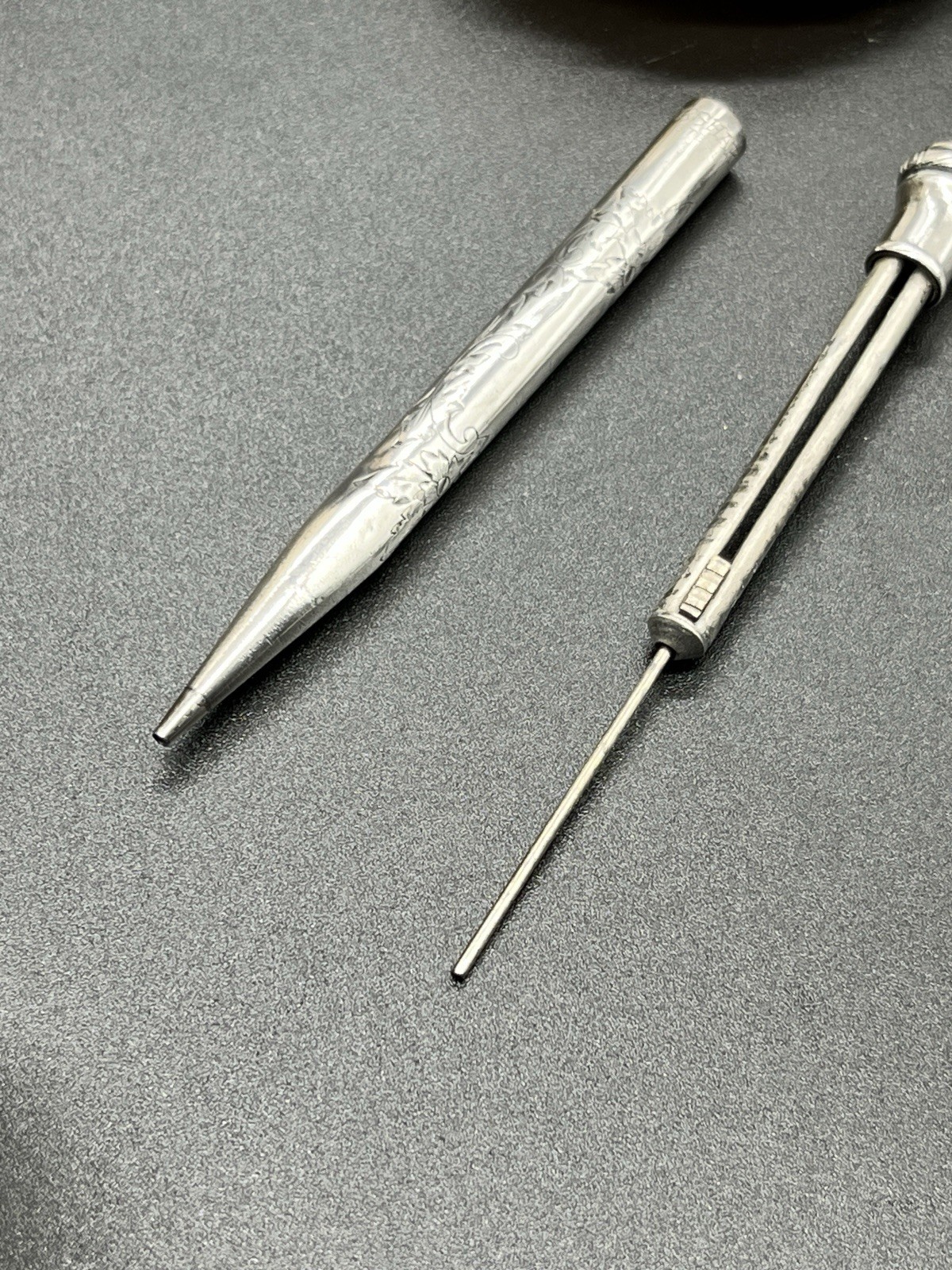 Antique Vintage Wahl Eversharp 925 Sterling Silver Mechanical Pencil Ornate A49
