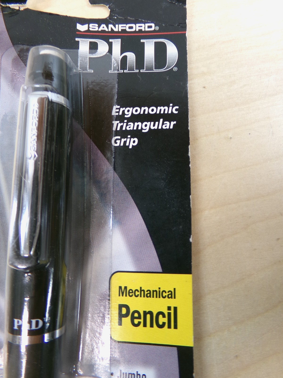 Sanford PhD, Ergonomic Triangular Grip Mechanical Pencil 0.7mm No 2 HB Lead NOS