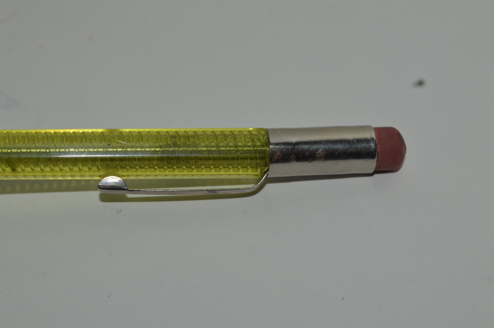 SCRIPTO K780 Mechanical Pencil 1.1mm Translucent Yellow USA 1970’s Excellent