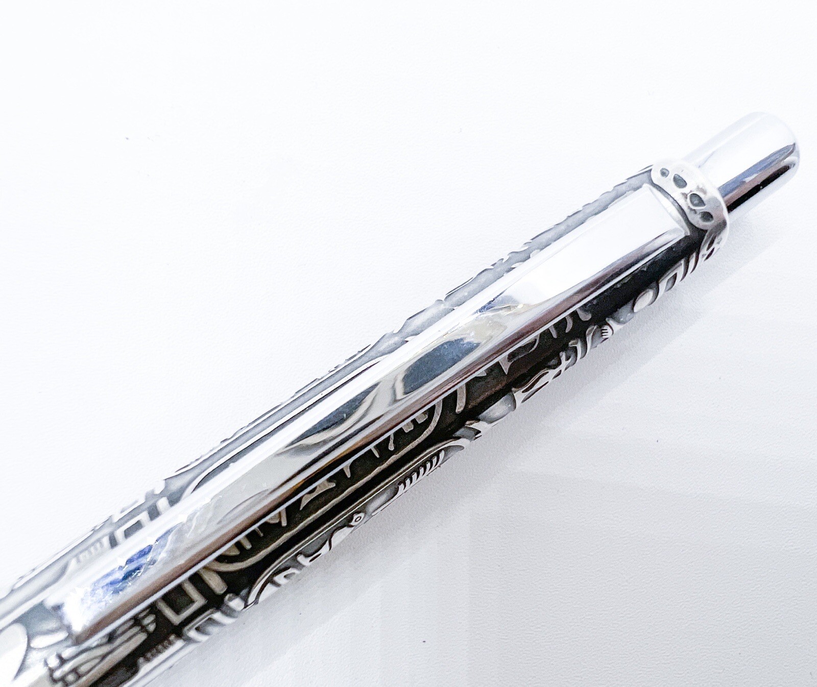 Vintage sailor Egypt Mechanical Pencil 0.5 0.5mm Sterling Silver 925 Box