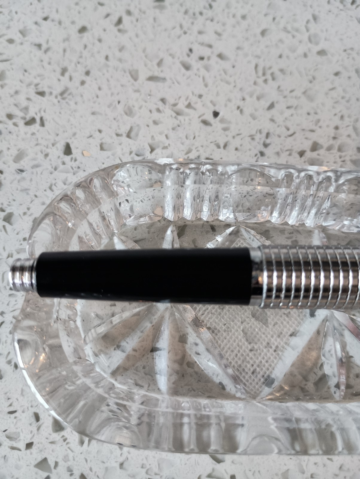 Vintage Pentel 5 Sharp Kerry Capped Mechanical Pencil 0.5mm Black Silver Japan