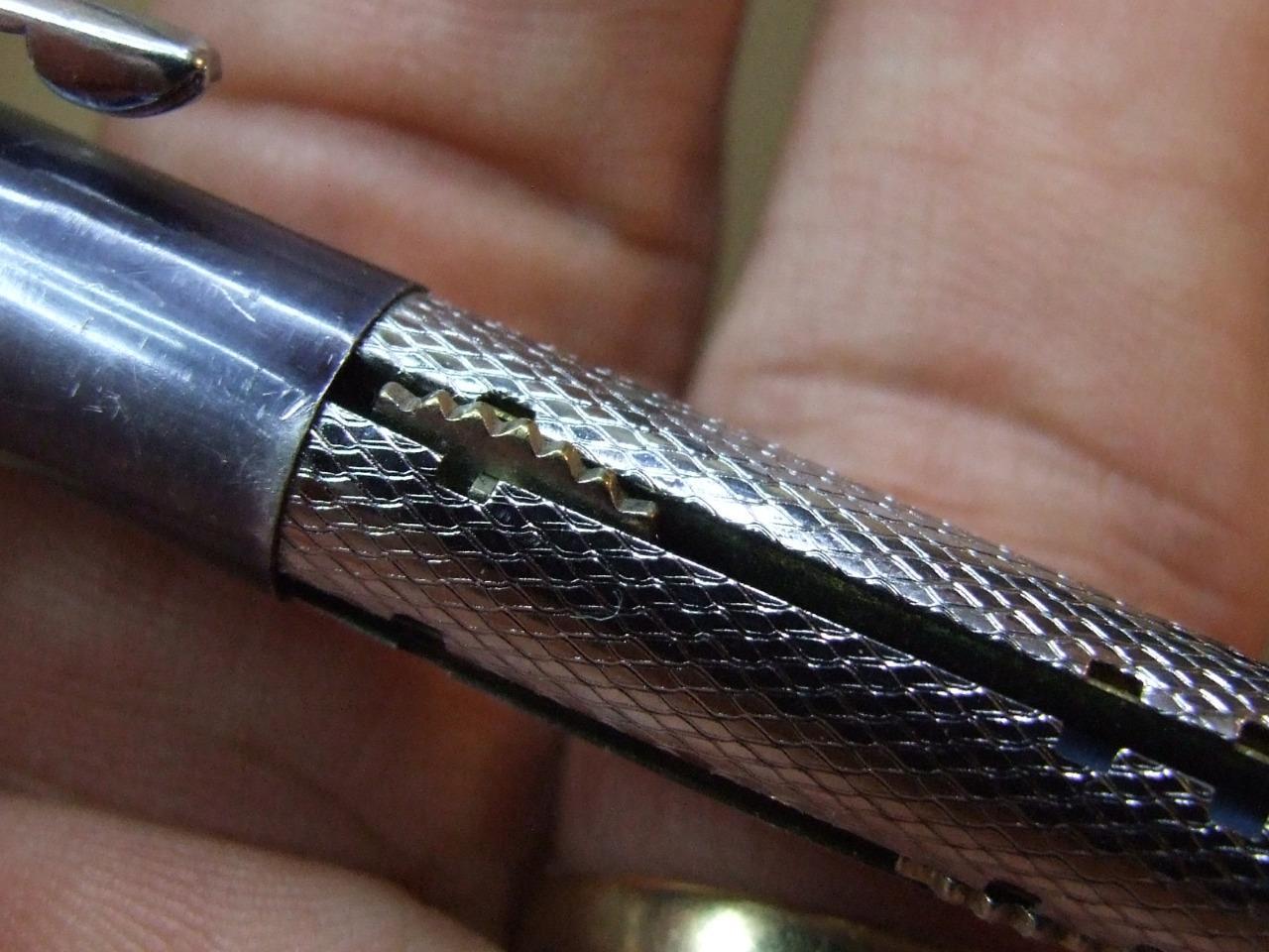 Vintage Textured Steel Norma 4 Color Mechanical Pencil Union Aircraft