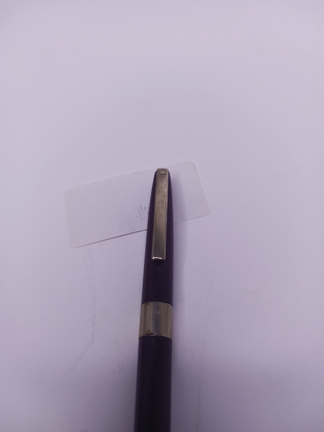 VTG Sheaffer Imperial IV Square Top White Dot Maroon Mechanical Pencil USA
