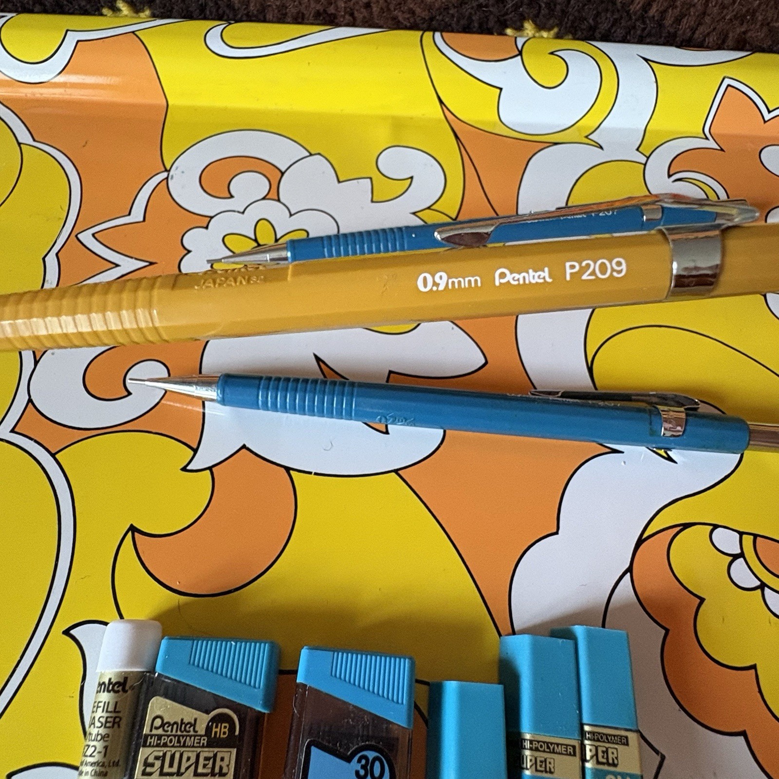 Lot Of Pentel Sharp Mechanical Drafting Pencils P207 and P209