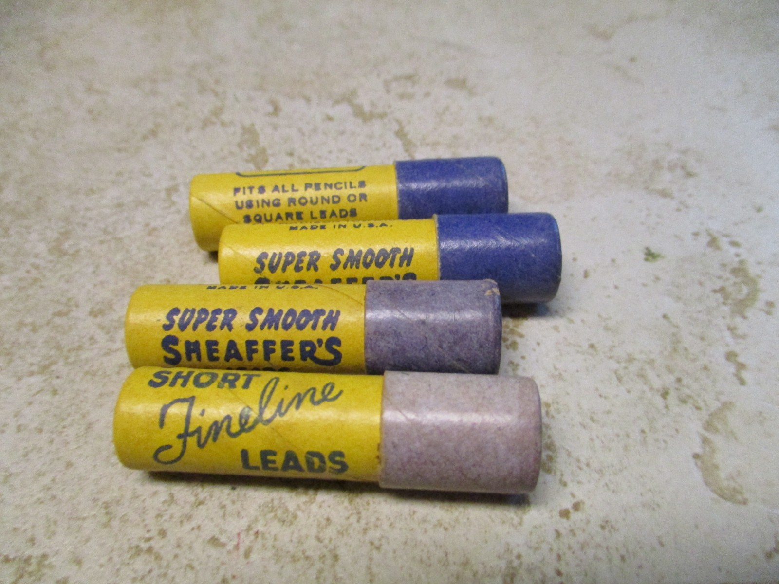 VTG Lot Sheaffers Super Smooth FIne line Leads 15c HB Lof of 4 2B 15C L16