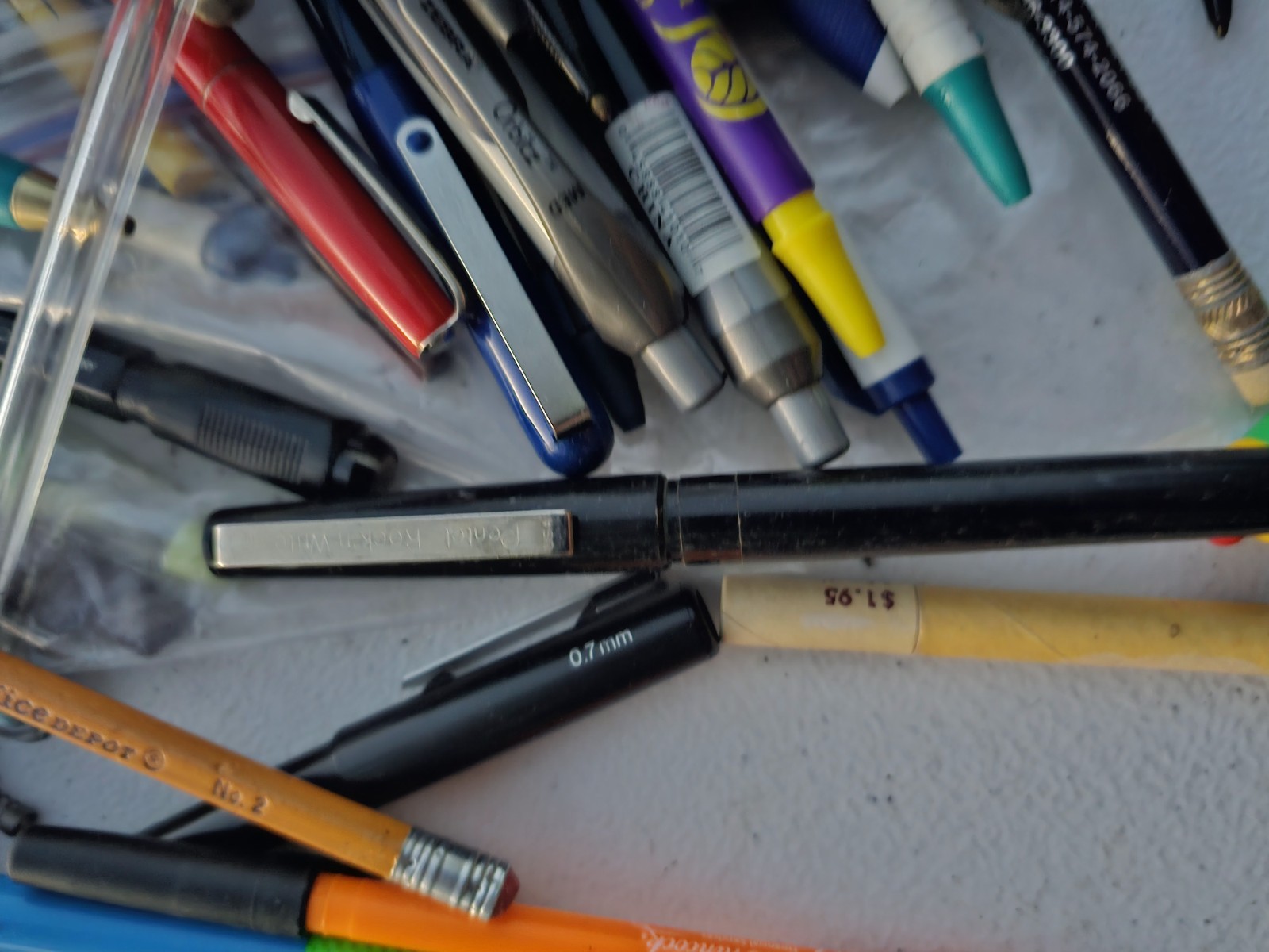 Mechanical Pencils & Pens Advertisement HUGE LOT Click NOS Vintage 1970s To 00s