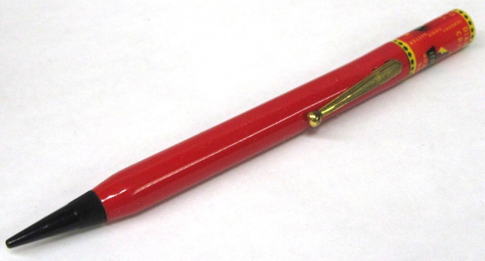 1930’s DIAMOND CRYTSTAL IODIZED SALT can top 5.25″ Mechanical Pencil working xz